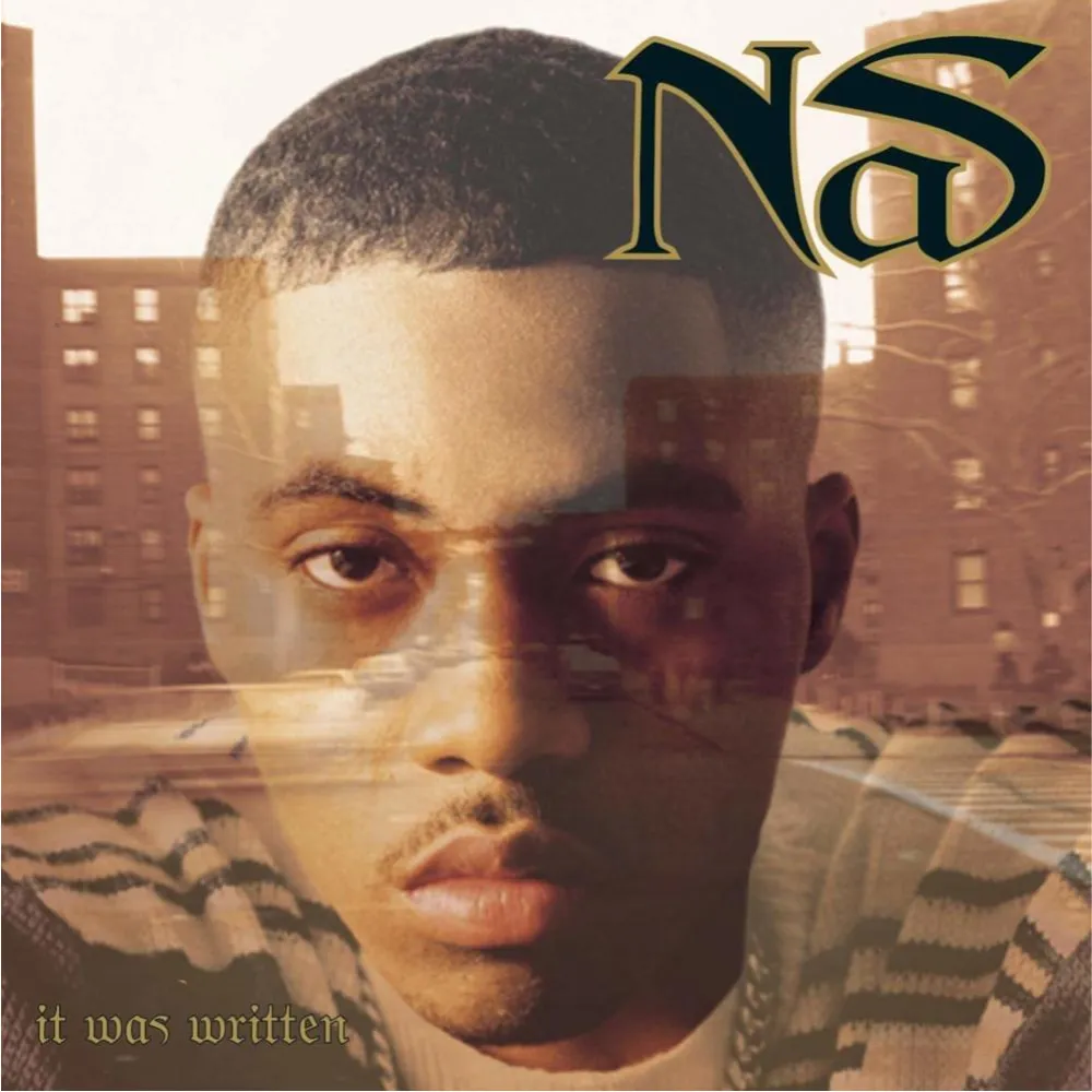 The front cover of the album "It was written" by rapper Nas